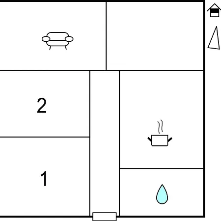 公寓 2 Bedroom Cozy In *